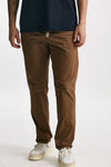 pantalone in cotone stretch ruggine men White sand - 1