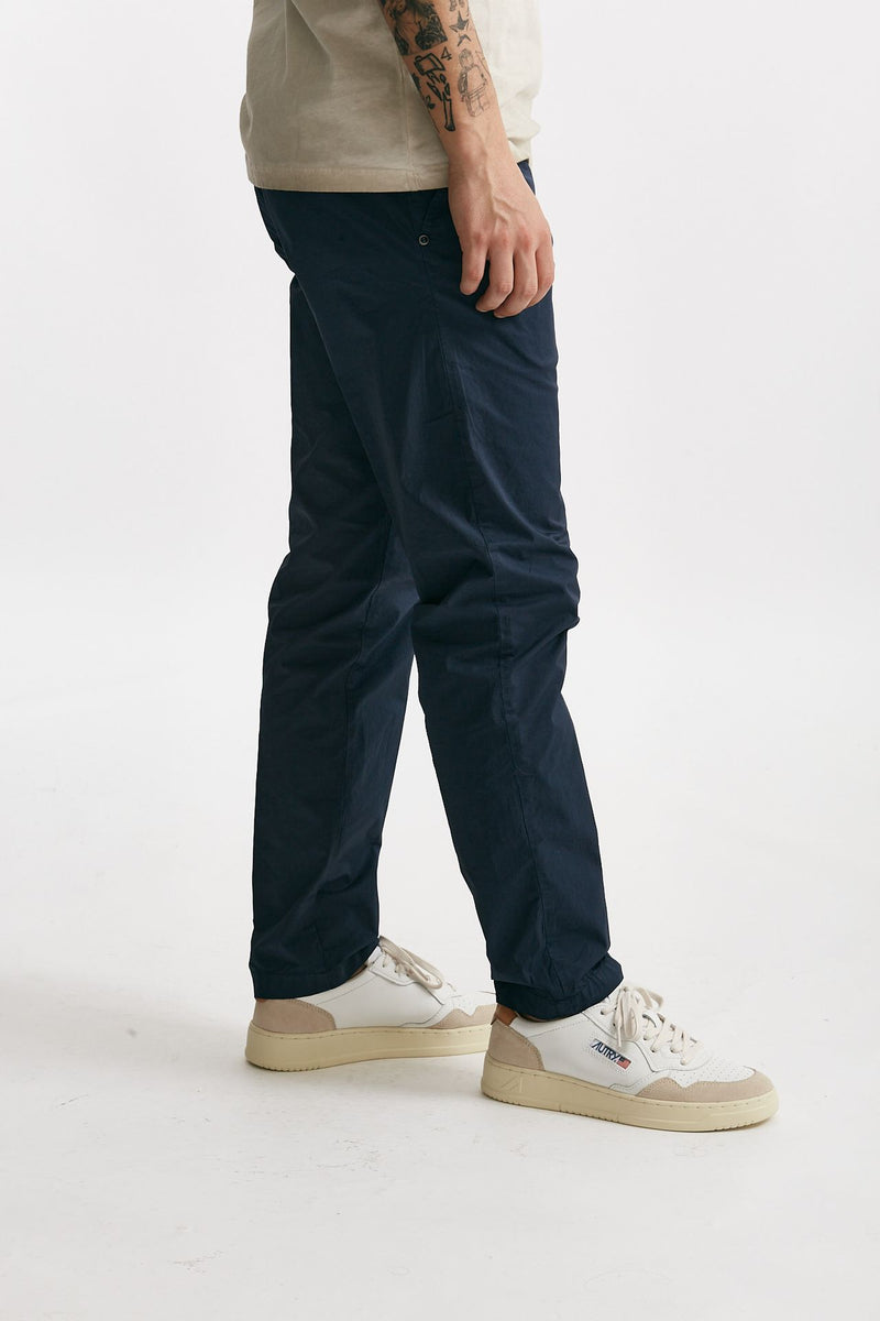 pantalone in cotone stretch blu men White sand - 2