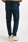pantalone in cotone stretch blu men White sand - 3