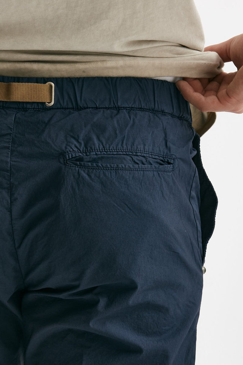 pantalone in cotone stretch blu men White sand - 7