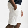 bermuda in cotone e lino stretch bianco men White sand - 8