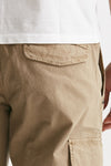 pantalone cargo in cotone ripstop stretch cammello men White sand - 8
