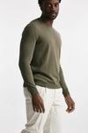 maglia in cotone girocollo verde men Zanone - 4