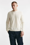 maglia in cotone girocollo panna men Zanone - 1