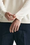maglia in cotone girocollo panna men Zanone - 6
