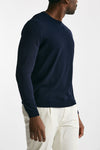 maglia in cotone girocollo blu men Zanone - 4