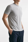 t shirt in cotone grigio icecotton men Zanone - 4