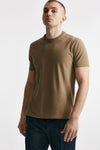 t shirt in cotone cammello icecotton men Zanone - 1