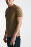 t shirt in cotone cammello icecotton men Zanone - 2