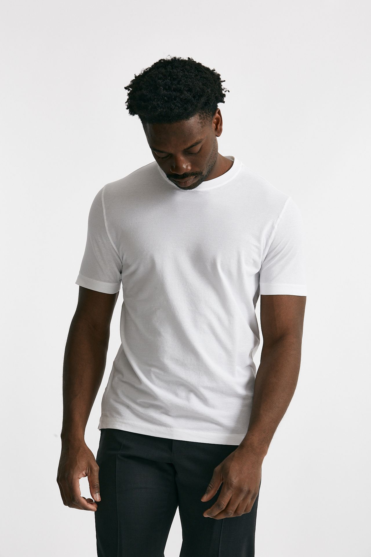 t shirt in cotone bianco icecotton men Zanone - 1