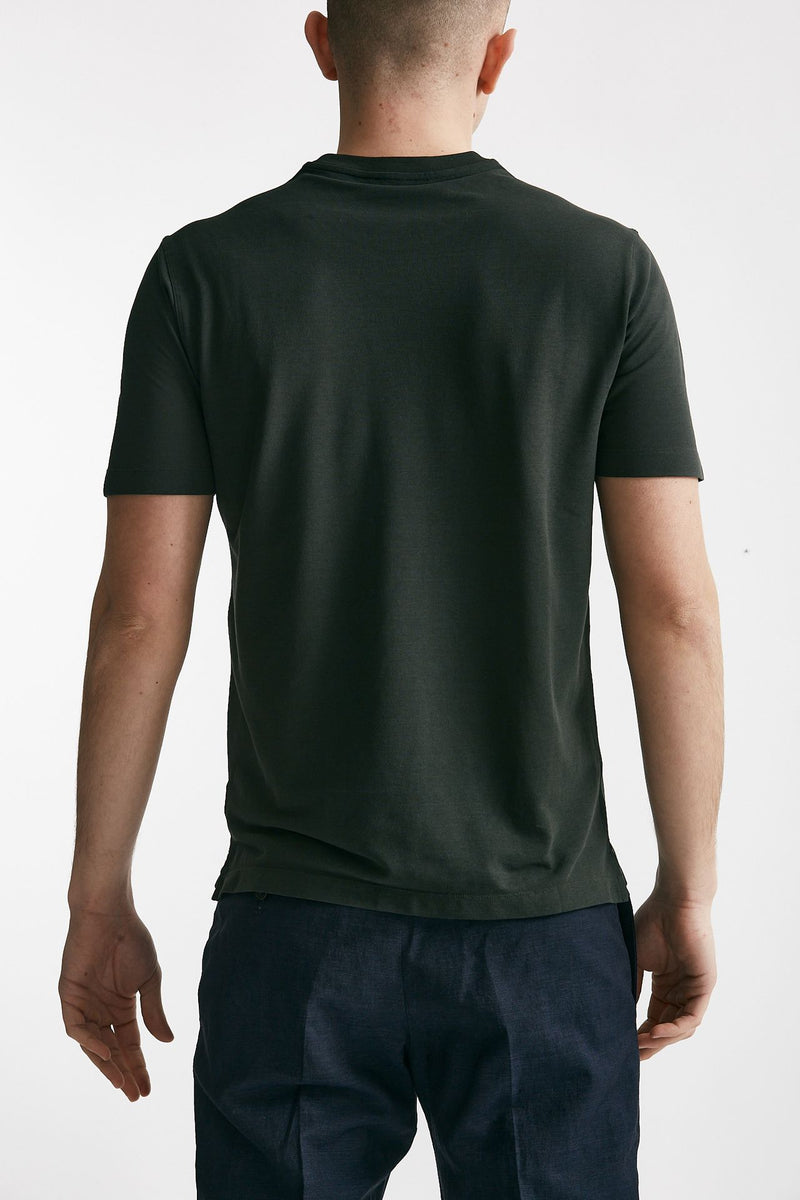 t shirt in cotone verdone icecotton men Zanone - 3