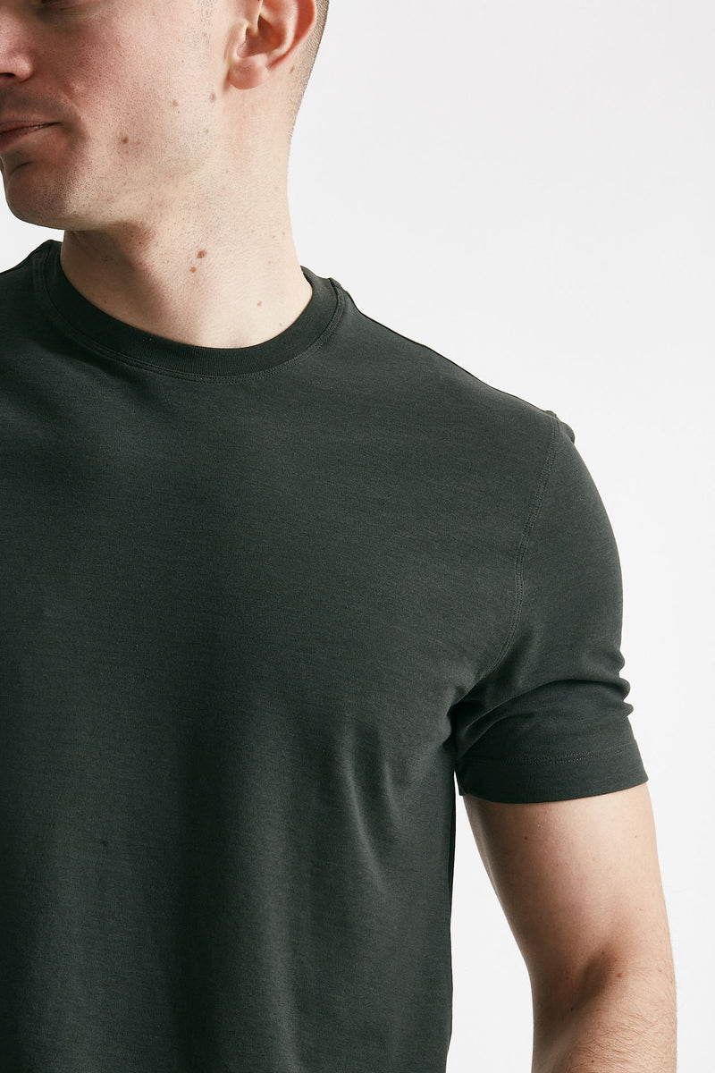 t shirt in cotone verdone icecotton men Zanone - 5