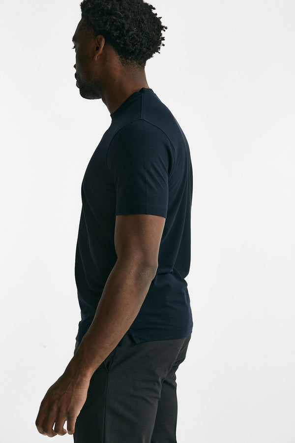 t shirt in cotone blu icecotton men Zanone