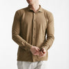 polo camicia in cotone icecotton cammello men Zanone - 5