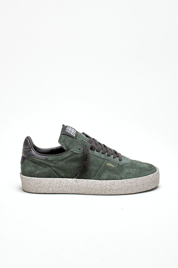 Sneaker M5-ID-BC-FB in pelle scamosciata verde men Akman