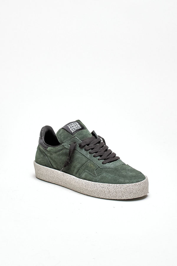 Sneaker M5-ID-BC-FB in pelle scamosciata verde men Akman