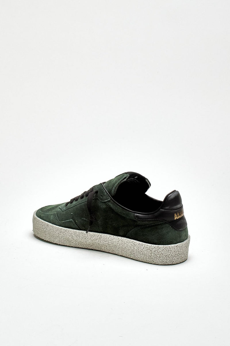 Sneaker M5-ID-BC-FB in pelle scamosciata verde men Akman - 3