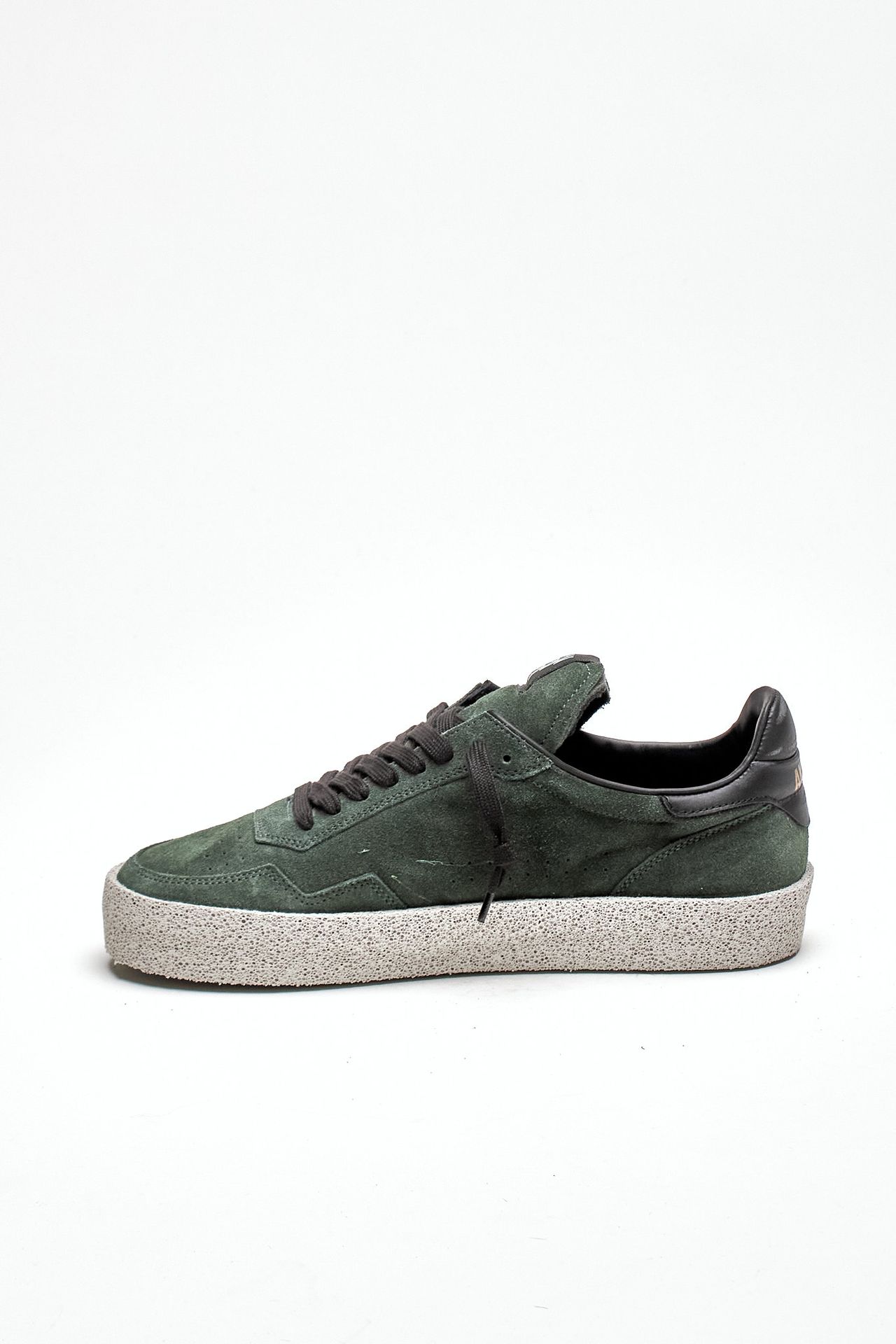 Sneaker M5-ID-BC-FB in pelle scamosciata verde men Akman - 4