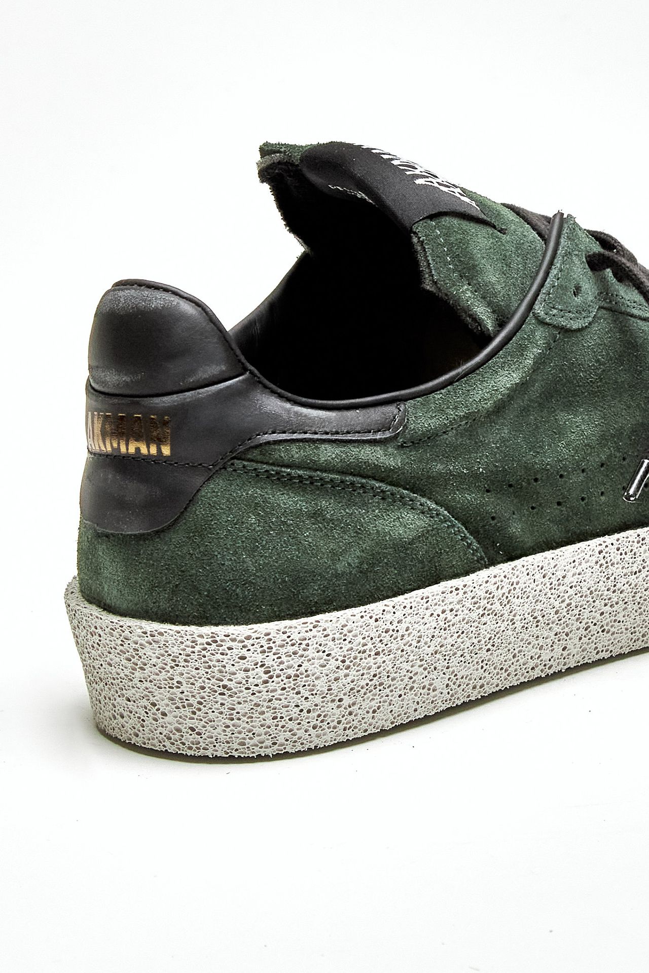Sneaker M5-ID-BC-FB in pelle scamosciata verde men Akman - 7