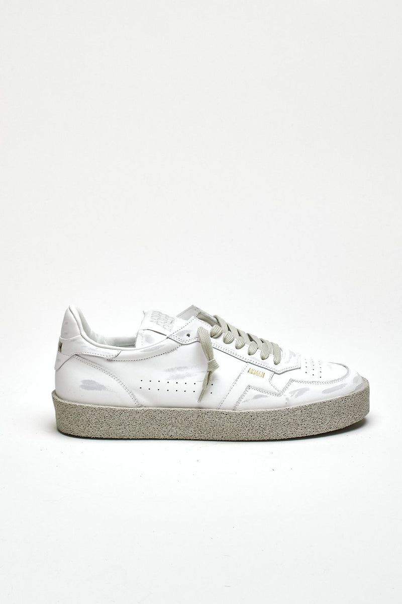 Sneaker in pelle scamosciata M5-ID-CV-WW bianco men Akman - 1