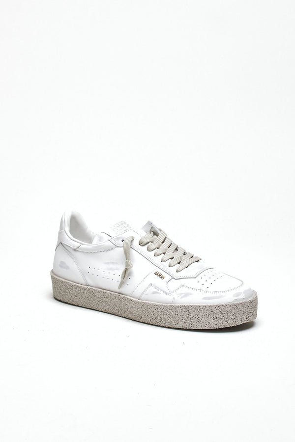 Sneaker in pelle scamosciata M5-ID-CV-WW bianco men Akman