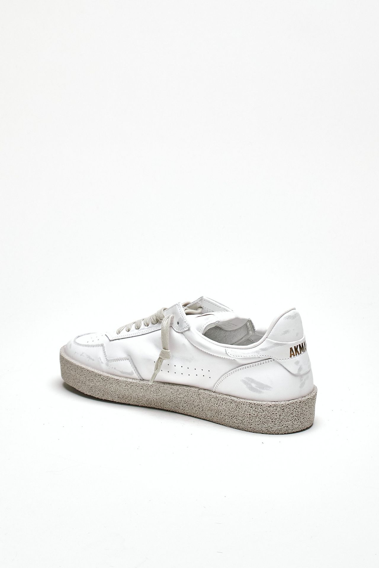 Sneaker in pelle scamosciata M5-ID-CV-WW bianco men Akman - 3