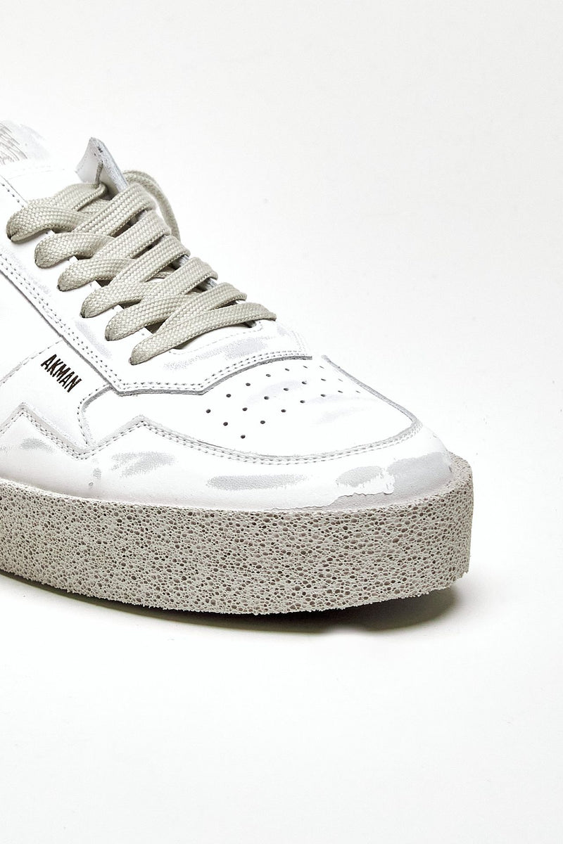Sneaker in pelle scamosciata M5-ID-CV-WW bianco men Akman - 5