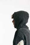passamontagna in lana e cashmere grigio men Atomo factory - 3