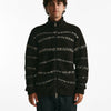 maglia full zip in lana e acrilico stretch marrone men Atomo factory - 7