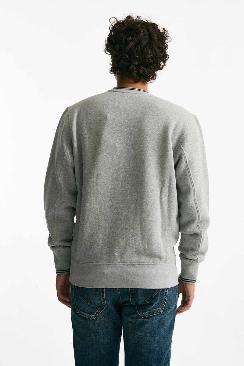 Felpa in cotone grigio men Autry - 3