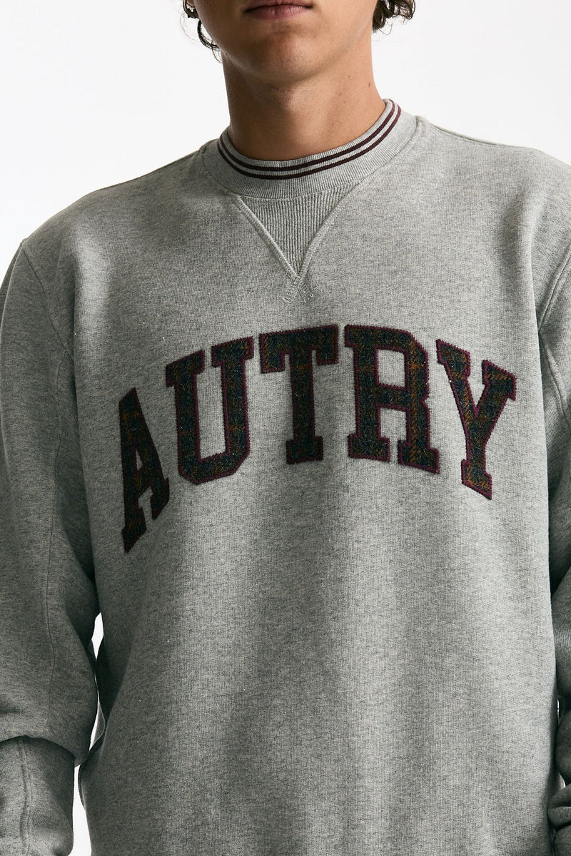 Felpa in cotone grigio men Autry - 5