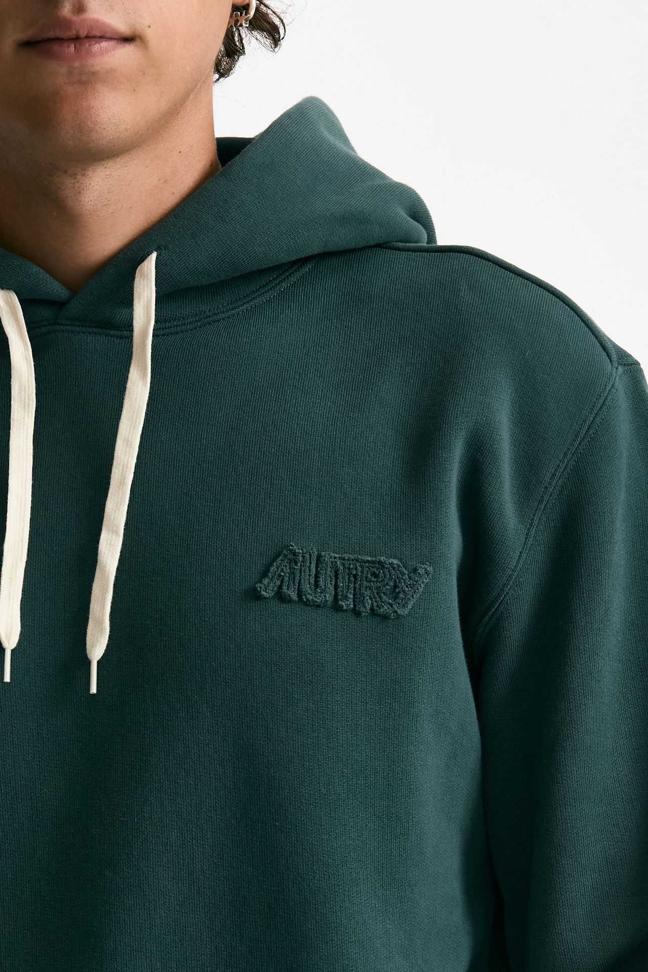 Felpa in cotone verde men Autry - 5