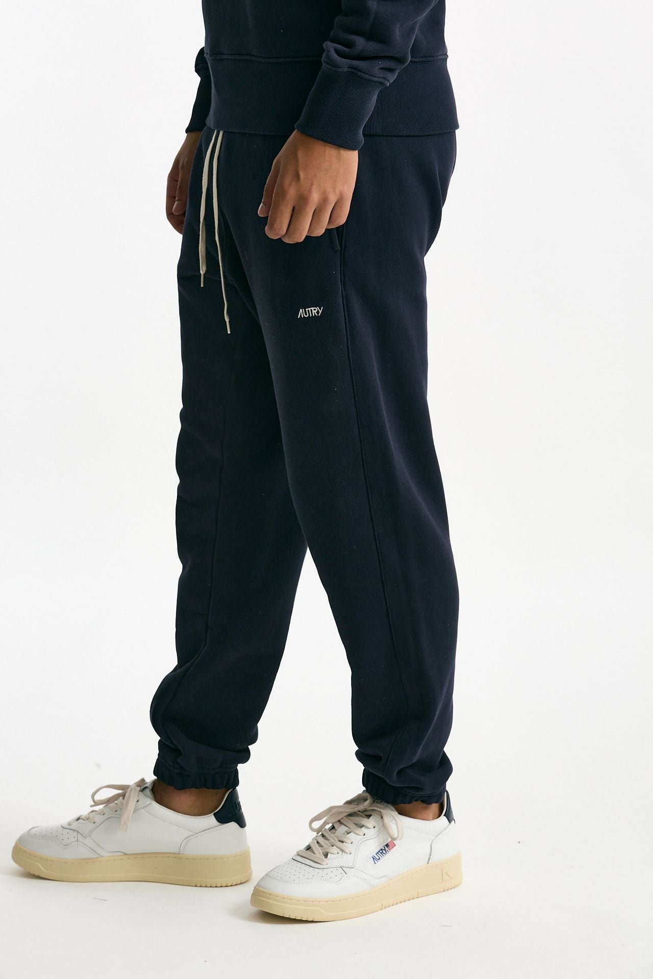 Pantalone jogging in cotone blu men Autry - 4