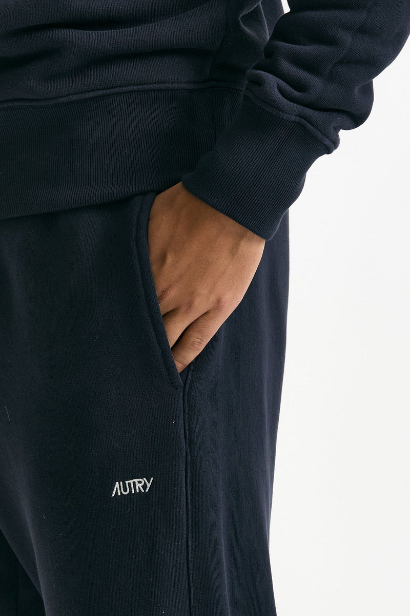 Pantalone jogging in cotone blu men Autry - 5