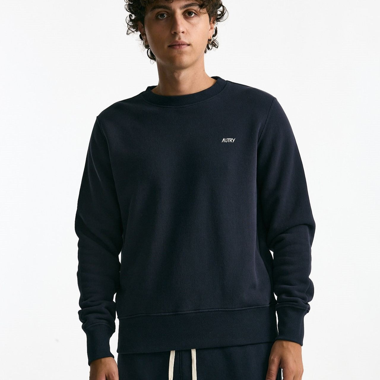 Felpa in cotone blu men Autry - 6