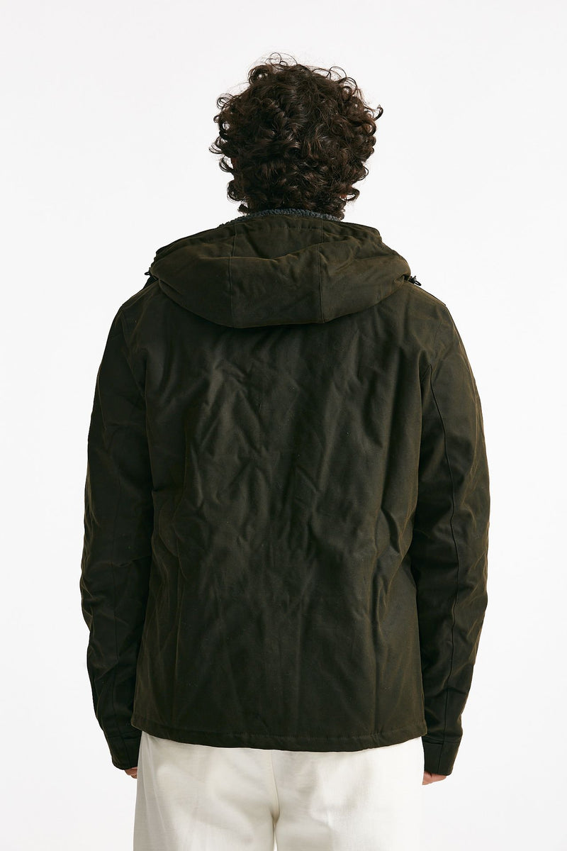 giubbino kevlar wax jacket in cotone cerato olive men Barbour - 3
