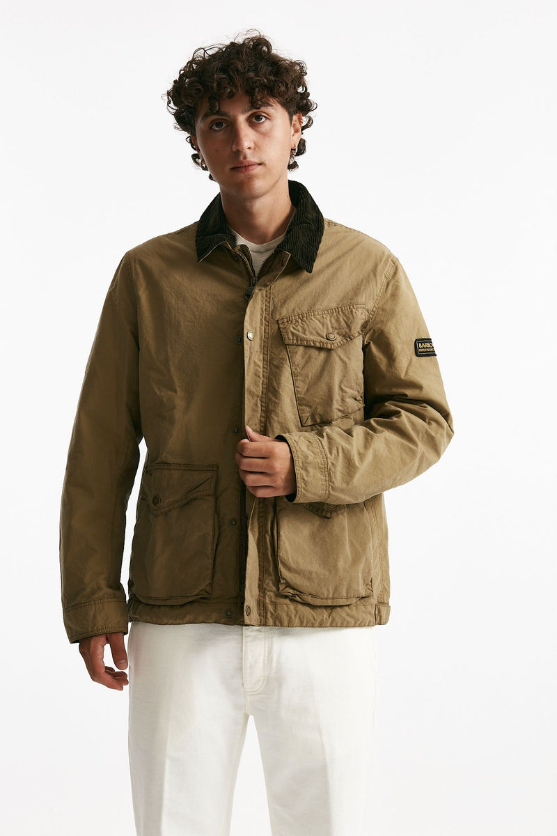 field jacket drifter wax in cotone lavato e cerato men Barbour - 5