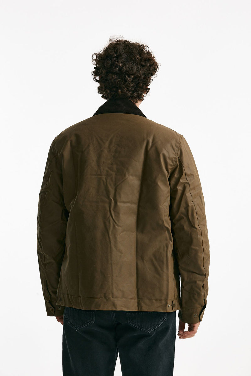giubbino workers wax in cotone cerato sand-bruciato men Barbour - 3