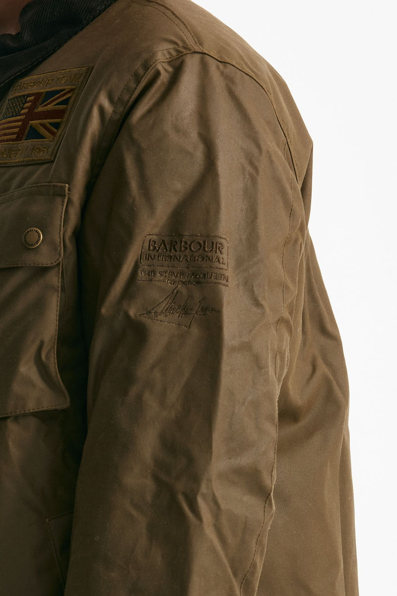 giubbino workers wax in cotone cerato sand-bruciato men Barbour - 7