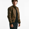 bomber merchant wax in cotone cerato sand-bruciato men Barbour - 9