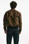 bomber merchant wax in cotone cerato sand-bruciato men Barbour - 3