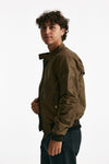 bomber merchant wax in cotone cerato sand-bruciato men Barbour - 4