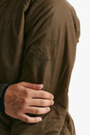 bomber merchant wax in cotone cerato sand-bruciato men Barbour - 6