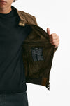 bomber merchant wax in cotone cerato sand-bruciato men Barbour - 7