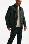 giubbino reelin wax jacket in cotone cerato sage-verde men Barbour - 4