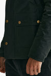 giubbino reelin wax jacket in cotone cerato sage-verde men Barbour - 9
