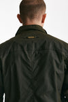 field jacket ogston wax jacket in cotone cerato olive-verde men Barbour - 6