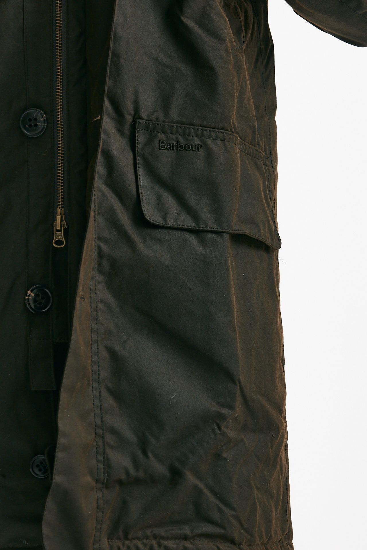 soprabito mac wax in cotone cerato dark brown-marrone men Barbour - 9