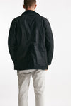 giacca ashby wax jacket in cotone cerato navy-blu men Barbour - 3