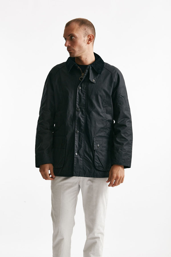 giacca ASHBY WAX JACKET cerato blu men Barbour